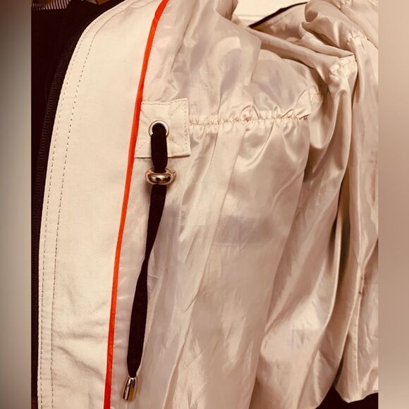 Croft and Barrow Womens Black Springtime Jacket Striped Interior | NWT | Medium - Picture 6 of 7